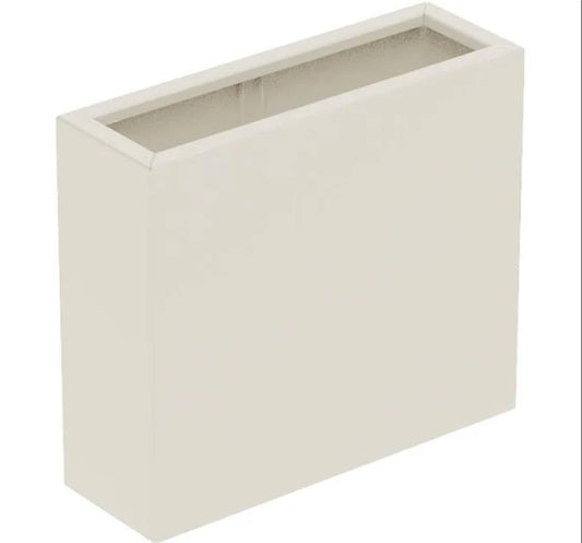 90cm x 80cm x 30cm White Grp Planter Pot - PlantmartAE