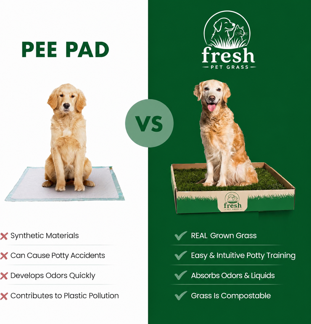 Fresh Pet Grass - Dog Potty Grass